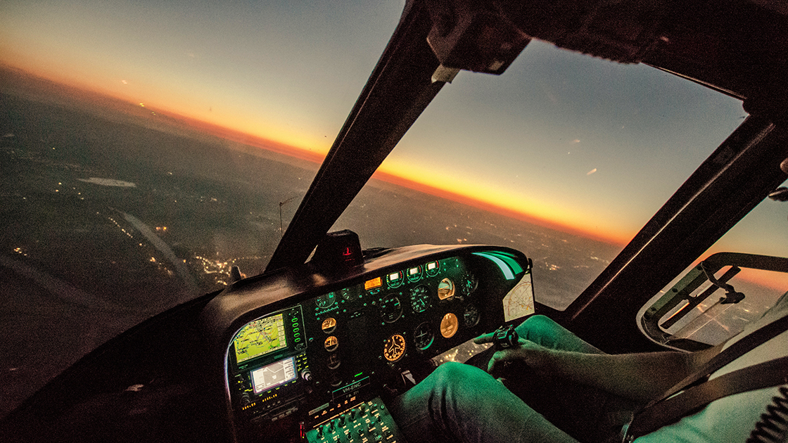 Night flying vs flying in the day