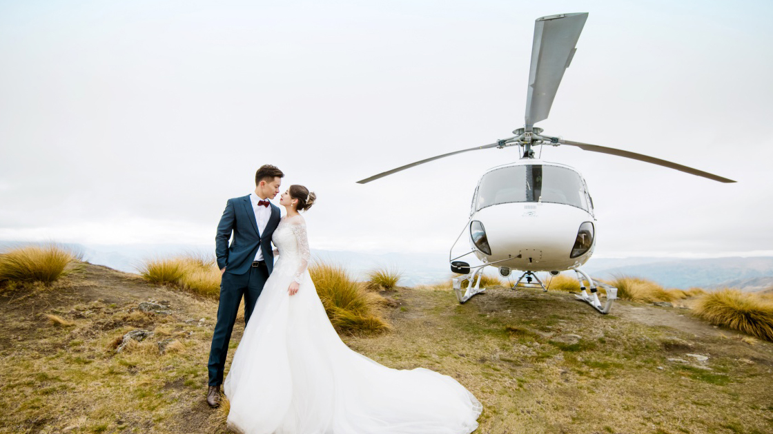 Weddings and helicopters