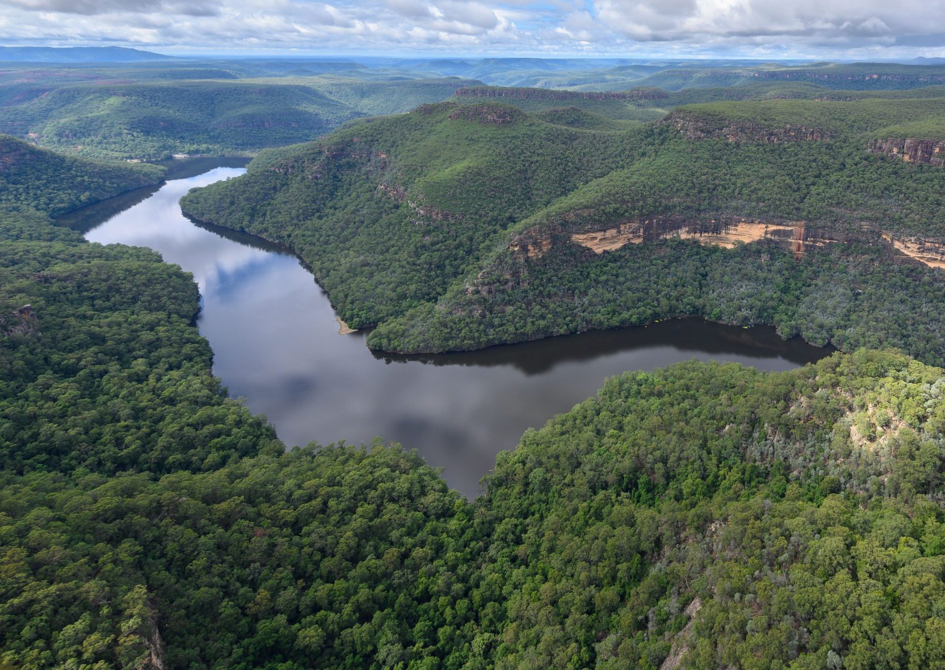 Warragamba Dam and Lake Burragorong